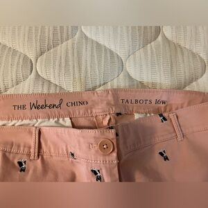 Talbots Woman Weekend Pink Chinos